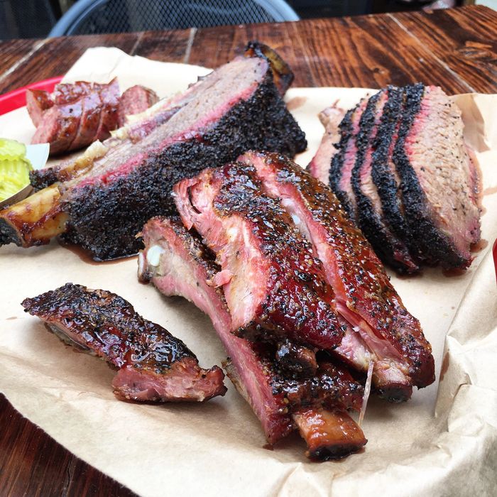 Smoked BBQ ribs